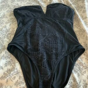 Wolford Black Lace Trim Apparel